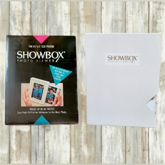 Burnes Of Boston Other - VINTAGE (TWO) BURNES OF BOSTON SHOWBOX PHOTO VIEWER ~ 3.5" X 5" HOLDS 40 PHOTOS